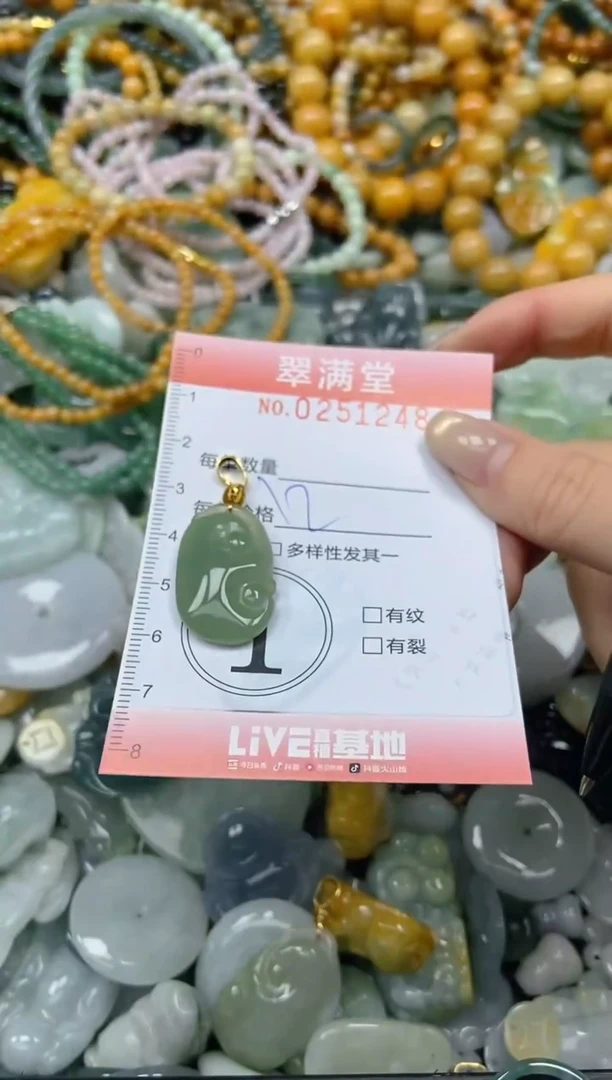 未镶嵌挂件翡翠闪购0251248