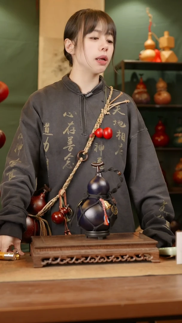 81号精品天然大漆酒葫芦一物一拍~