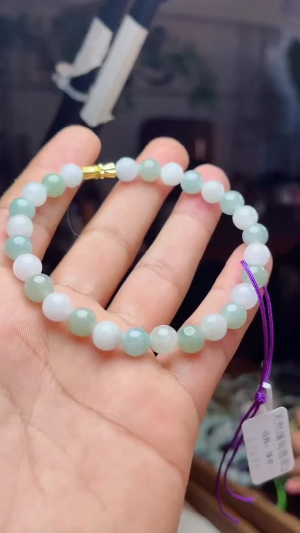 未镶嵌手链翡翠手串