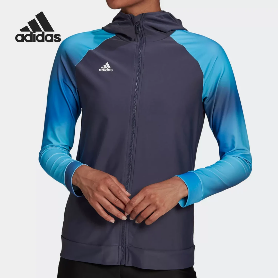 Adidas/阿迪达斯~官方正品休闲时尚潮流运动连帽外套 HB1676