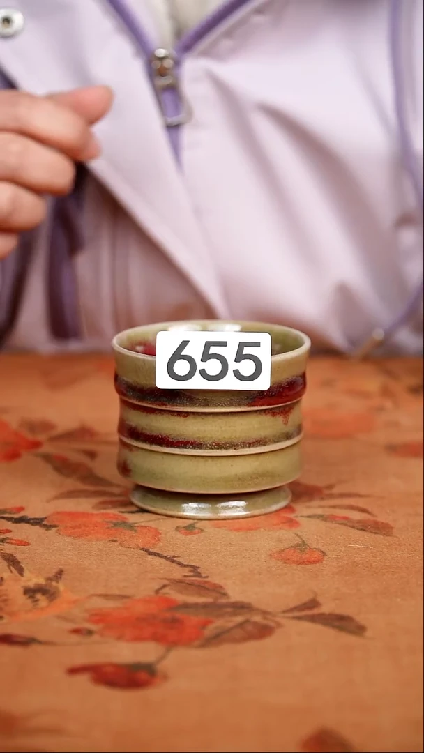 全品钧瓷茶器摆件