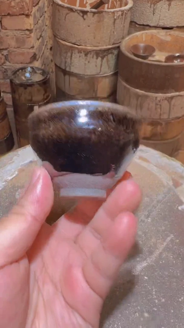 茶盏64柴烧建盏主人杯