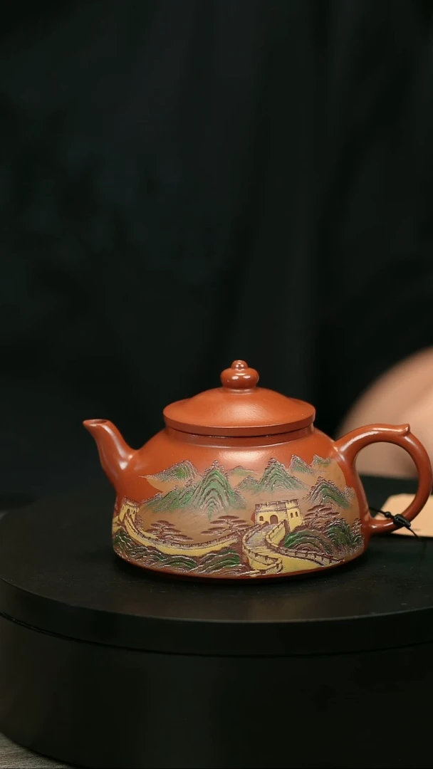茶壶紫砂清***8H2239赵翠红长城笠帽