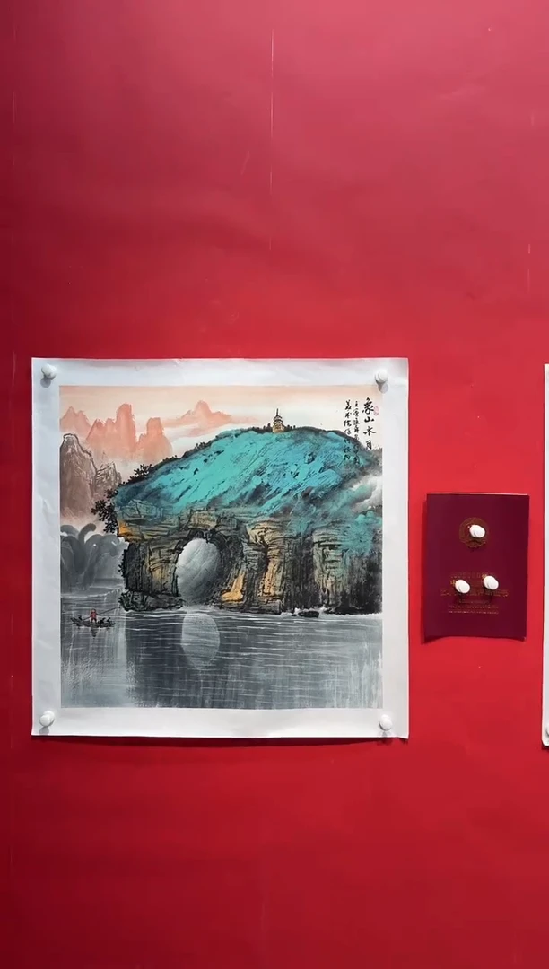 国画画家陆远华纯手绘原作