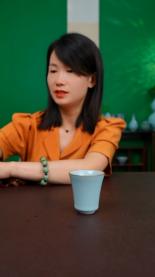 一级天青闻香杯 带礼盒