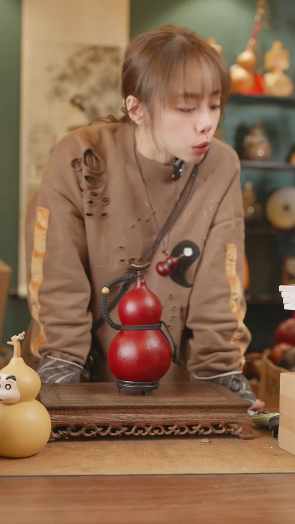 【闪购商品】246号精品天然大漆工艺防渗内胆酒葫芦~