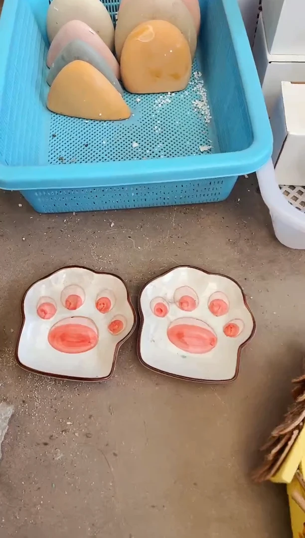 猫爪造型大碟2个