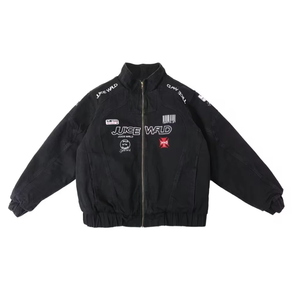 【拜年穿搭】Juice Wrld 牛仔机车洗水外套