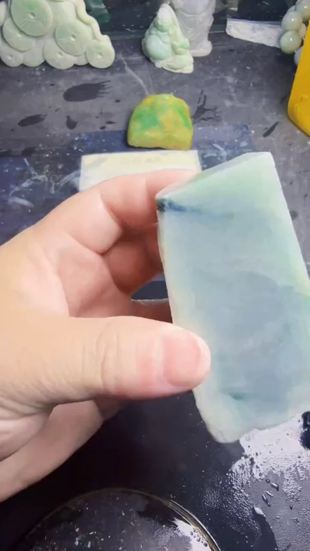 未镶嵌挂件翡翠天然翡翠084
