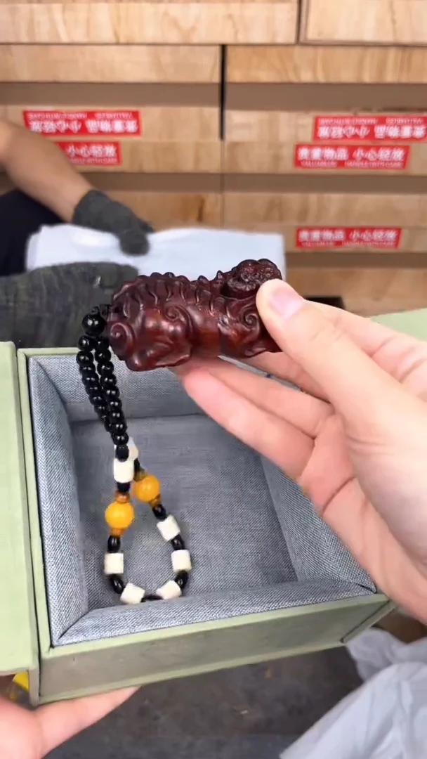 品茗文玩阁貔貅手把件链接@@YS945