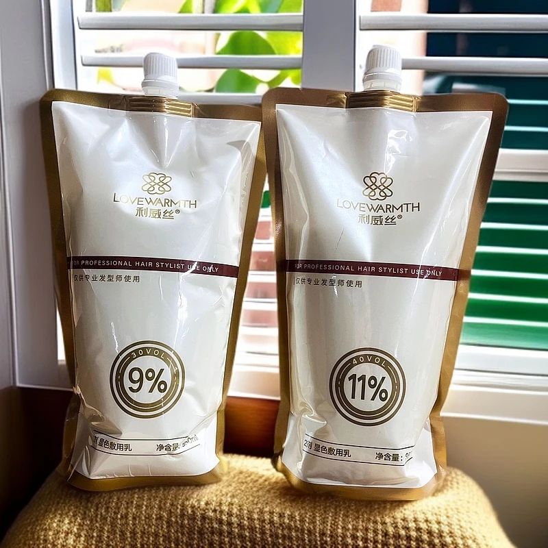 【2袋】美发用品批发利威丝双氧奶染发2号剂显色乳有效期2025年11月