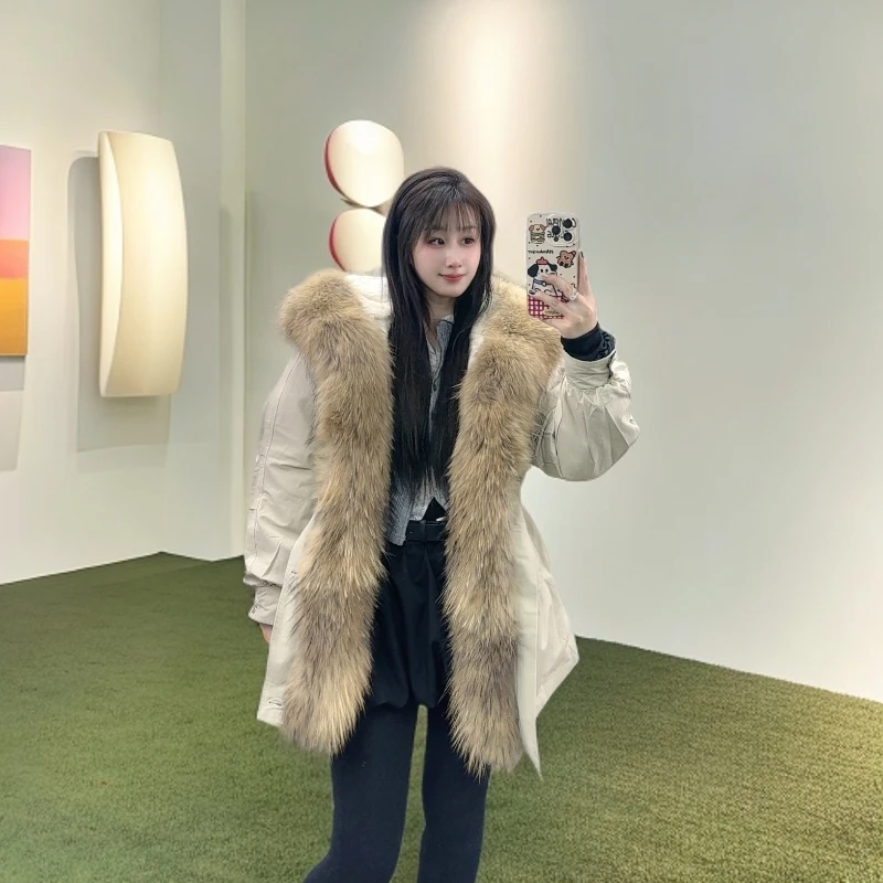 ｛唯爱主义｝2025门禁毛时尚休闲百搭韩版ins冬季女款派克服