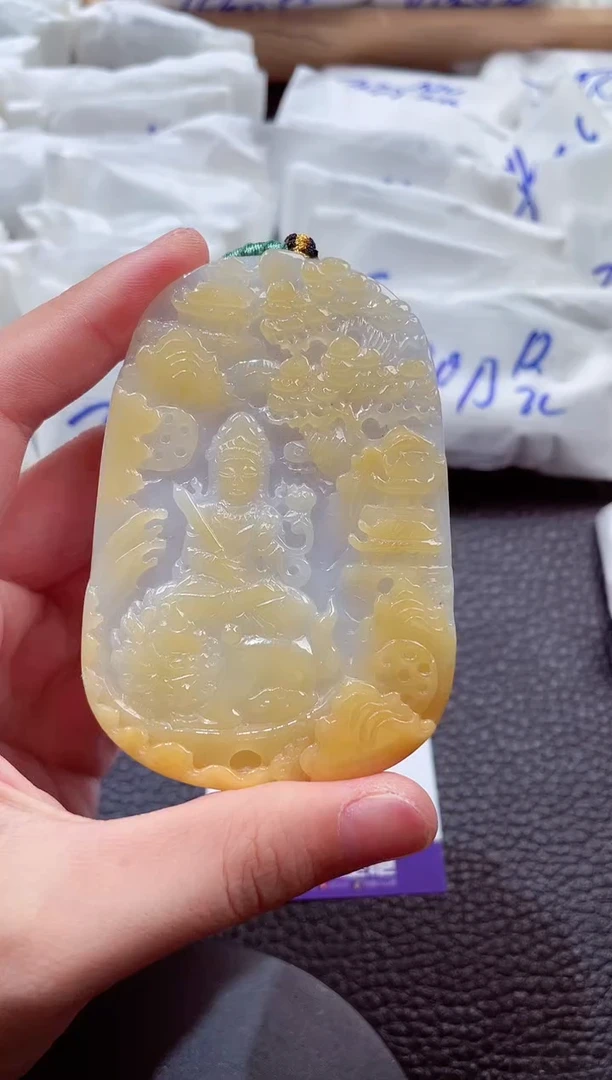 颈饰未镶嵌翡翠00006885文殊