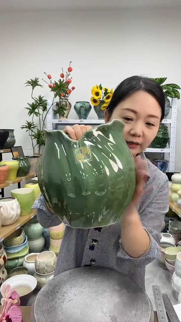 11.22陶瓷花盆直播链接高.   20   口16.5-15