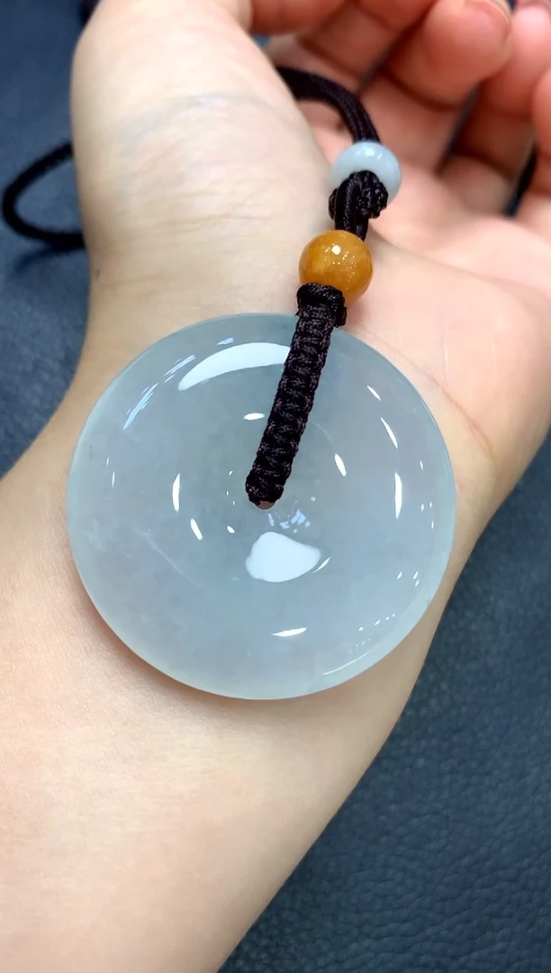 吊坠(不含链)未镶嵌翡翠平安扣