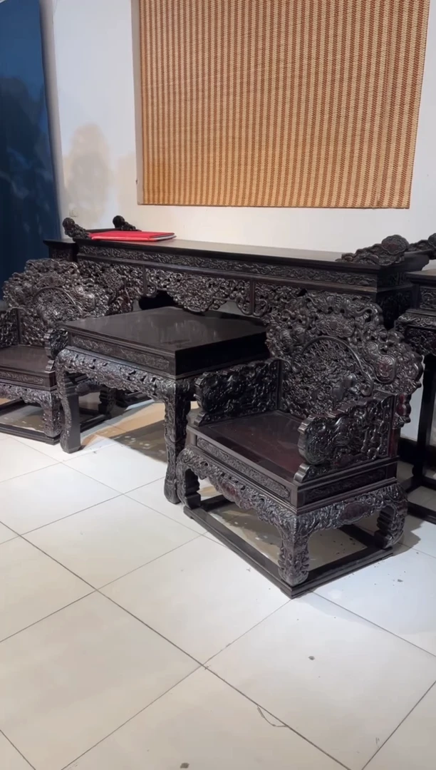 木木雕款2****6中堂六件套