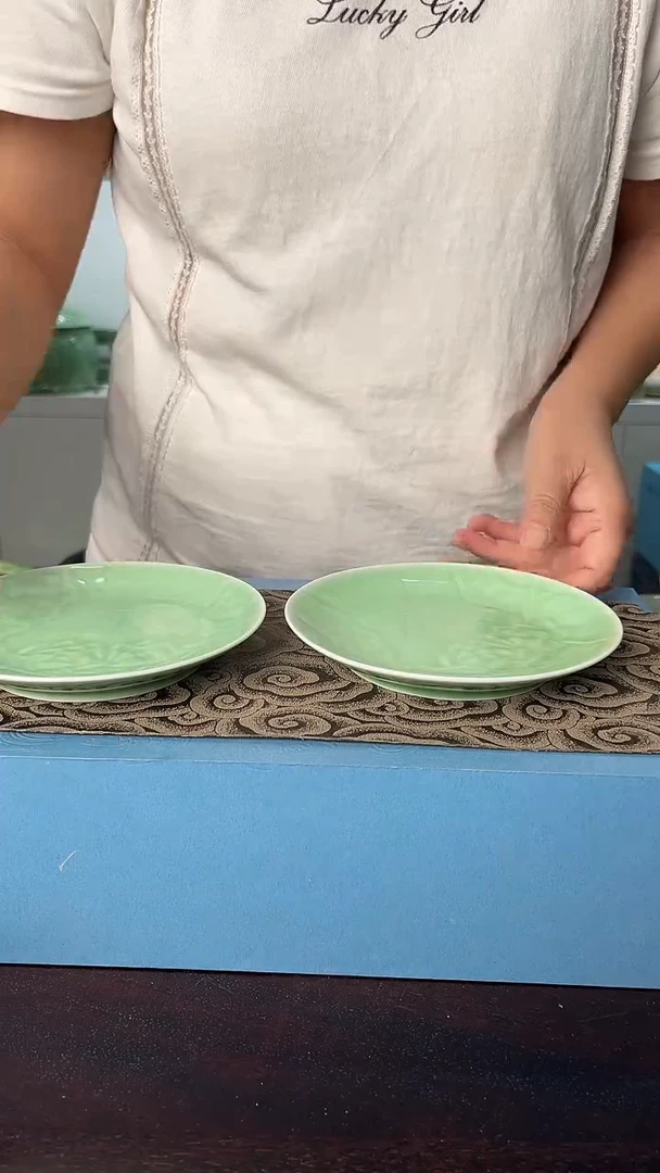 龙泉云间青瓷小米茶器