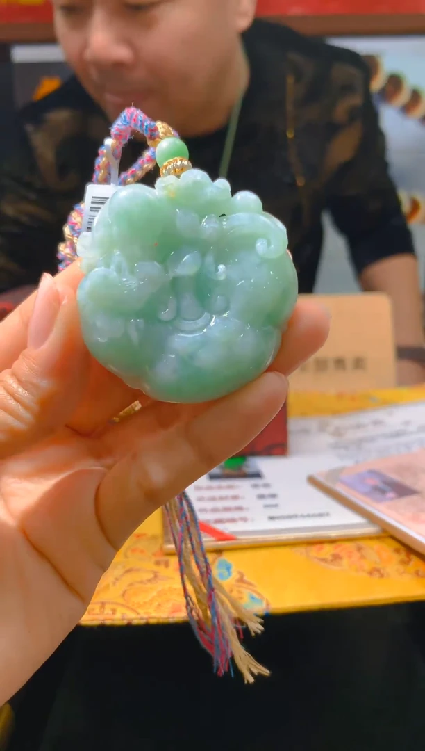 【闪购商品】定制翡翠未镶嵌L-@@QJYD027073