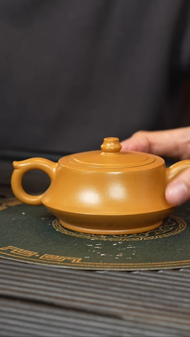 【闪购商品】紫砂茶壶GJY 黄金朱泥 柱础