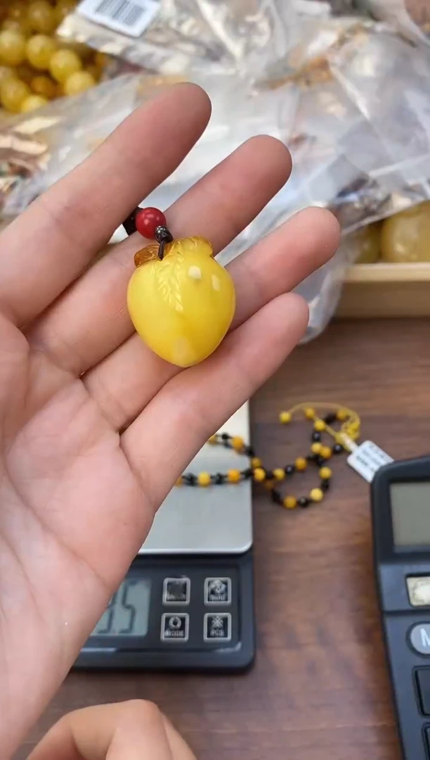 裸石琥珀未镶嵌天然琥珀蜜蜡