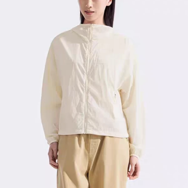 SC25260女款夏季户外轻量皮肤衣防泼水透气连帽防晒外套