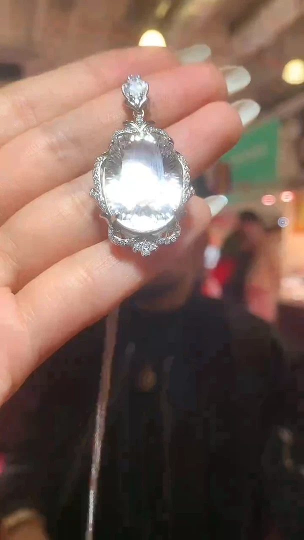 颈饰银S925镶嵌水晶【宝石世家严选】