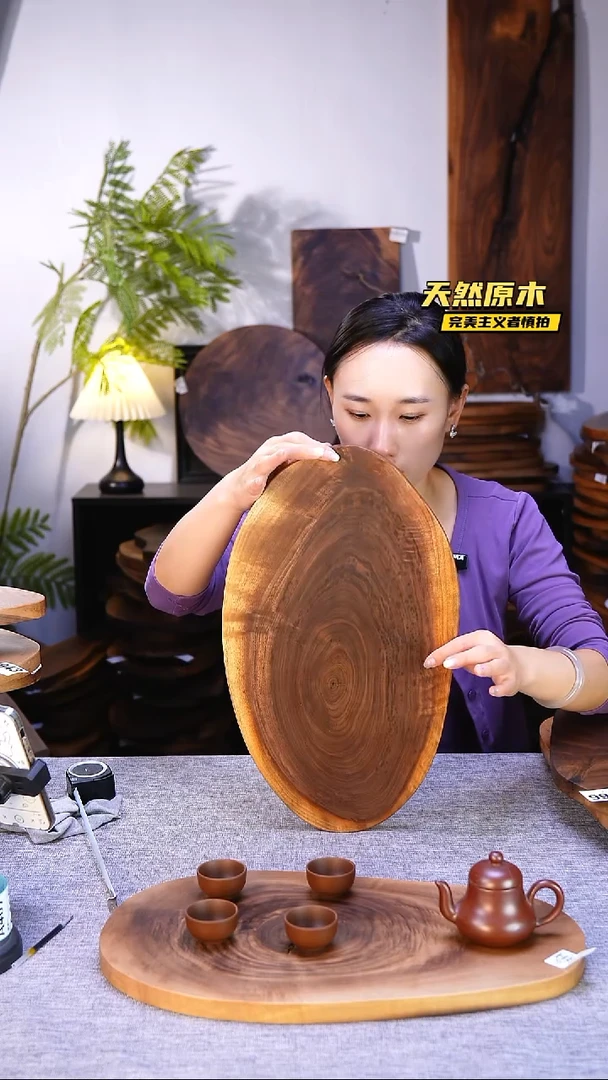 木北美黑胡桃原木.干裂疤结不属于商品质量问题完美主义者慎拍