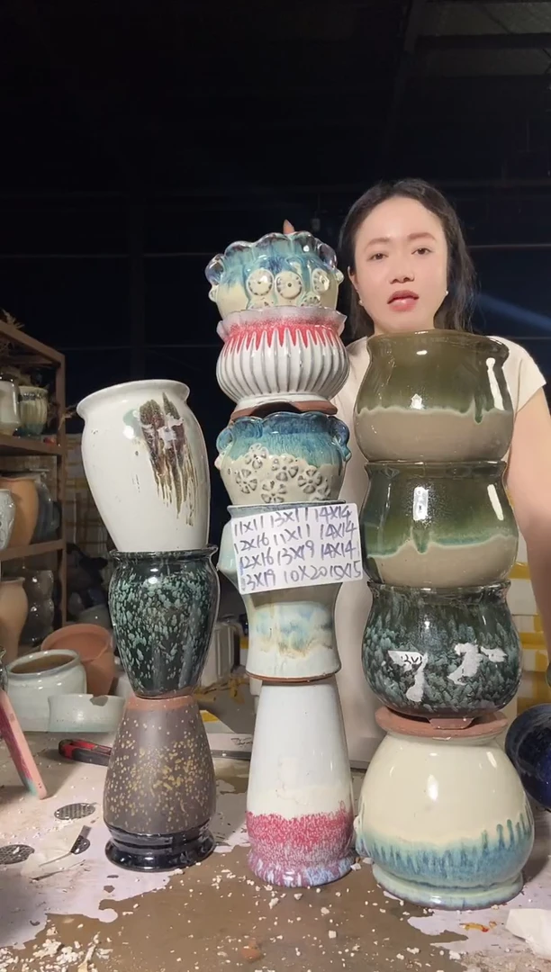 宜兴紫砂花盆盆新套一