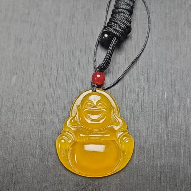 小白精选132精美满黄佛公吊坠