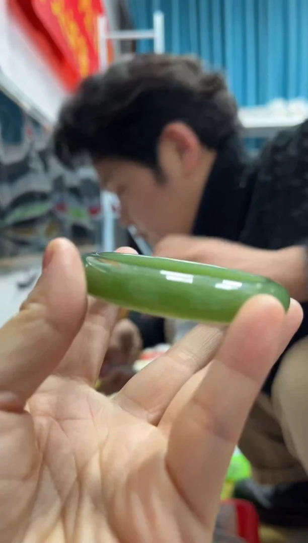 【闪购商品】和田玉颈饰未镶嵌A13且末蓝正圈53