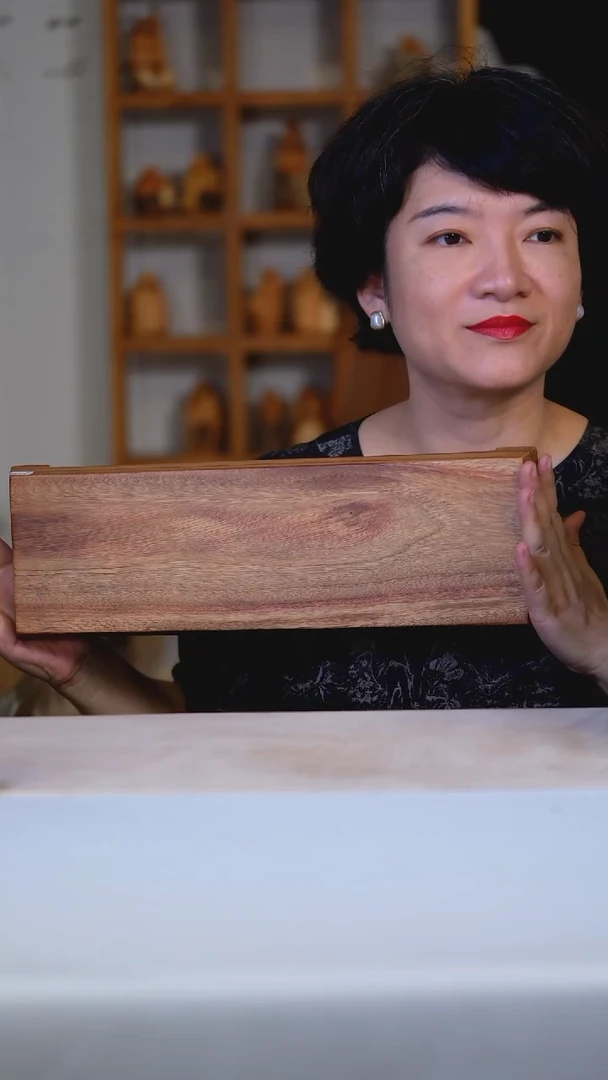 香樟木长方底座2759