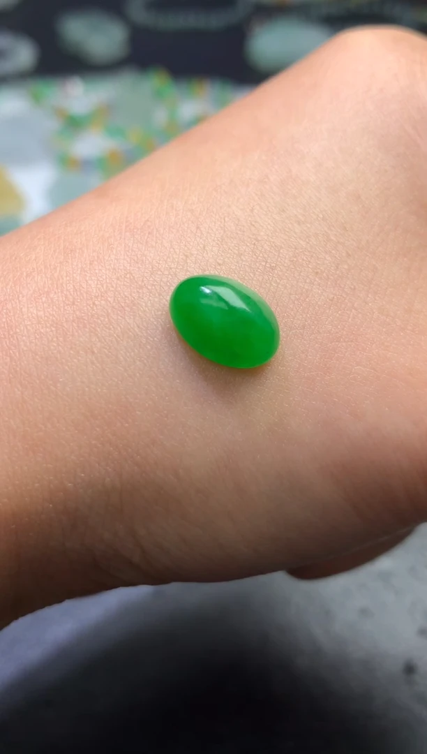 未镶嵌定制翡翠陈*橙毛货 11.8-8.3-5