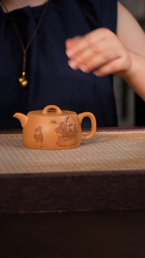 茶壶紫砂段泥 190cc