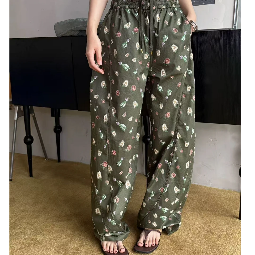 journal  record  25春夏印花休闲长裤 370032