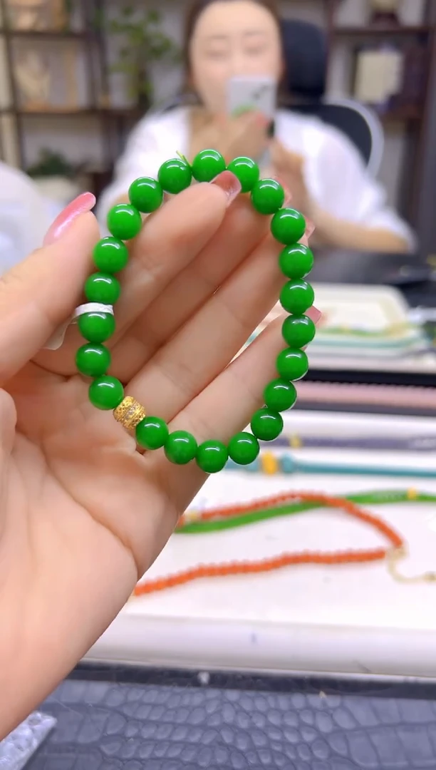 未镶嵌手链翡翠DIY款S489