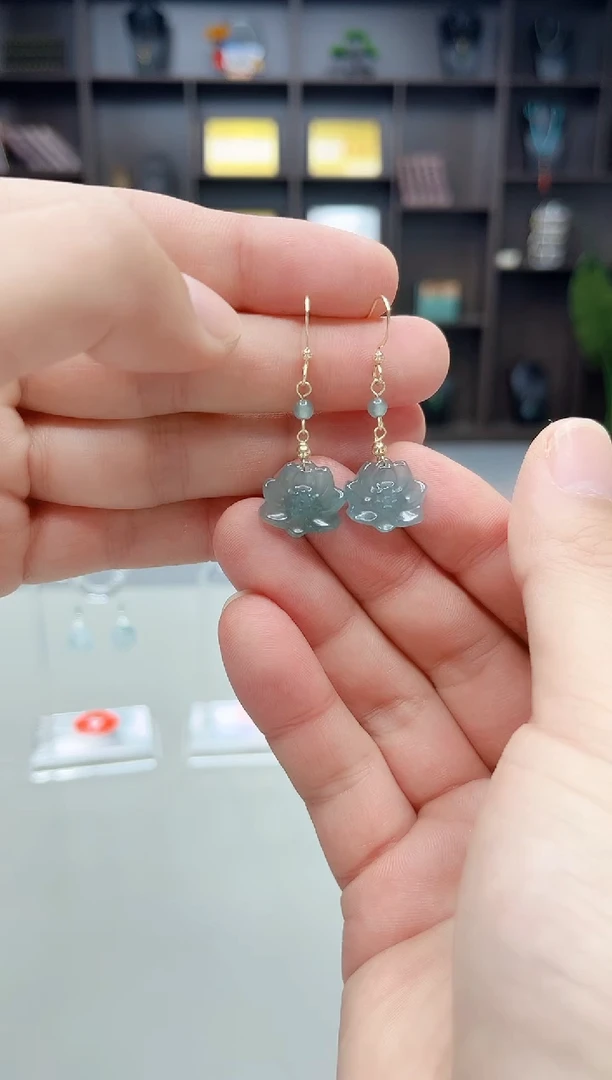 未镶嵌翡翠耳饰709000