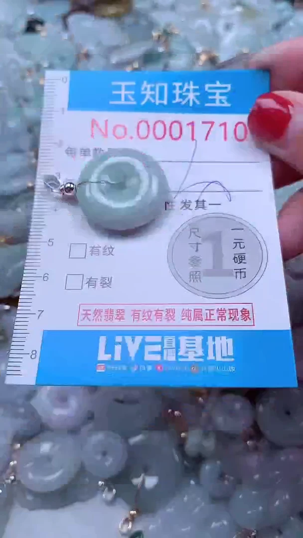 吊坠(不含链)未镶嵌翡翠1710
