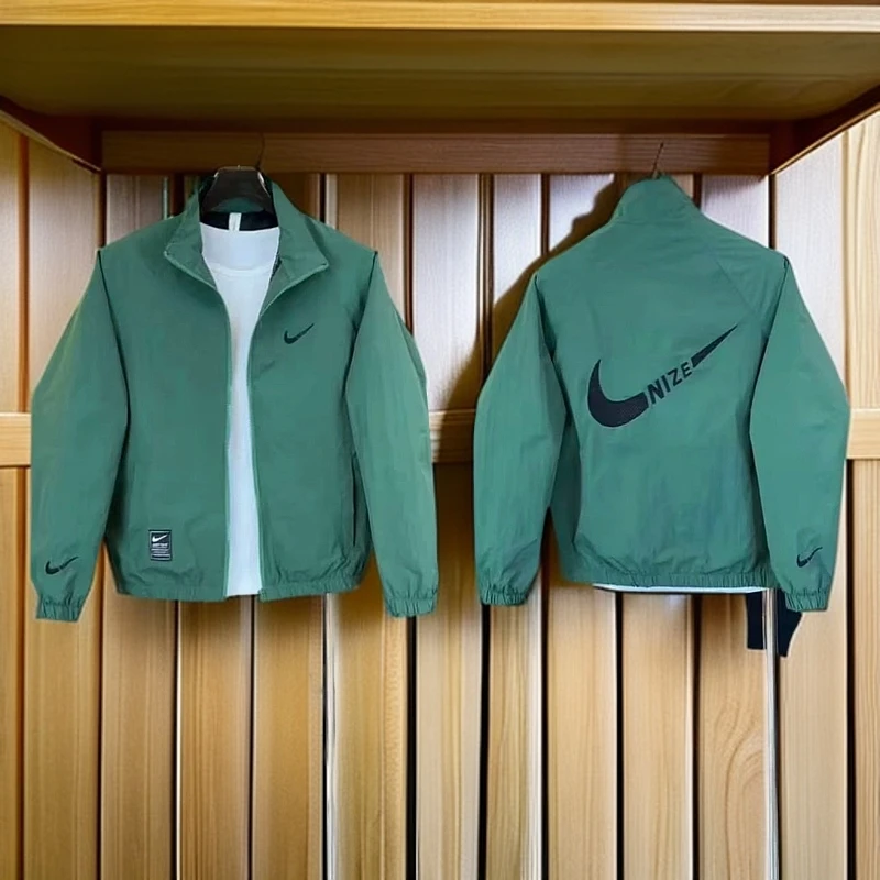 786春夏新款时尚褶皱工艺刺绣休闲轻薄立领薄夹克外套