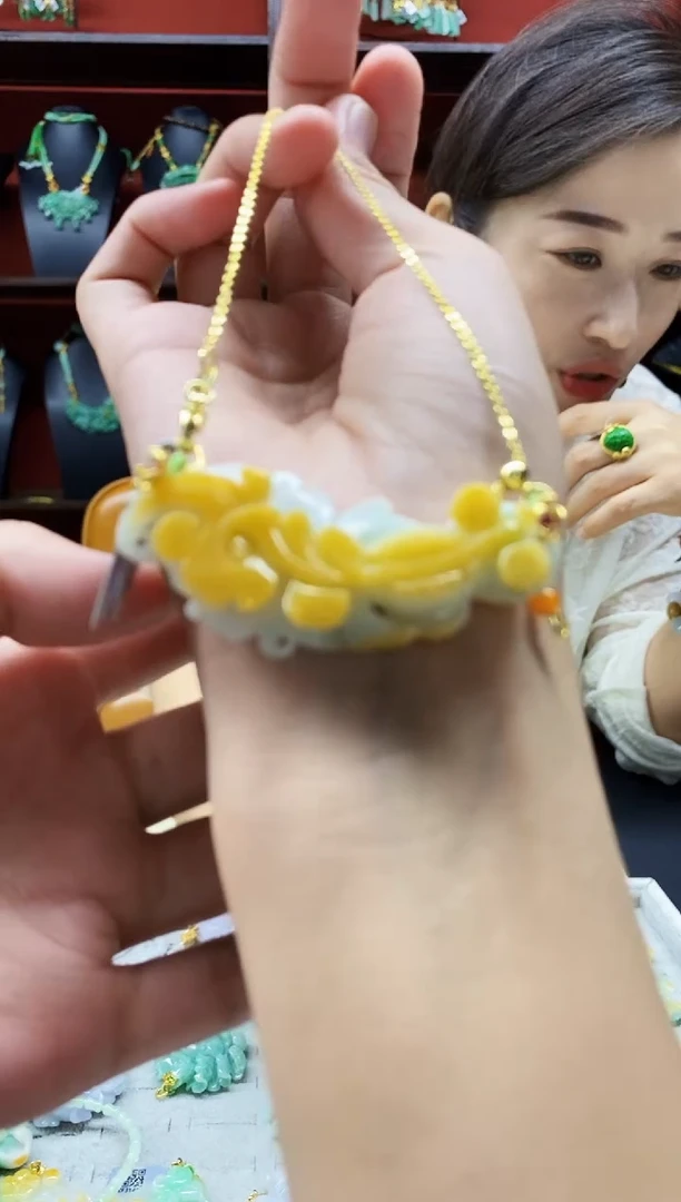 颈饰未镶嵌翡翠翡翠吊坠