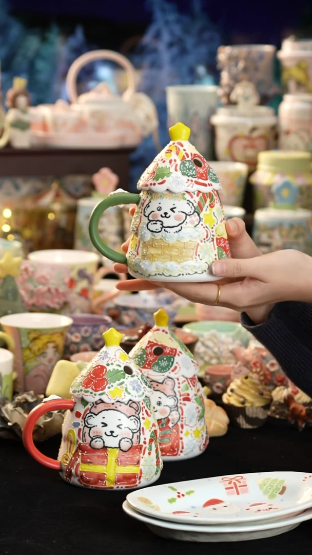 其他陶景德镇釉下彩手绘设计师款陶瓷