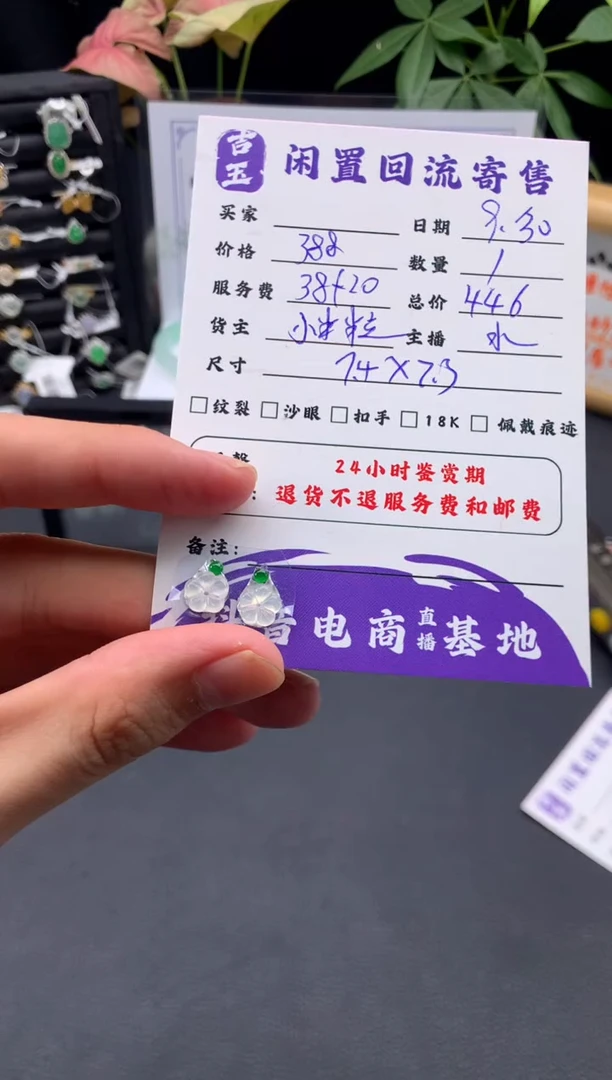 颈饰未镶嵌翡翠挂件