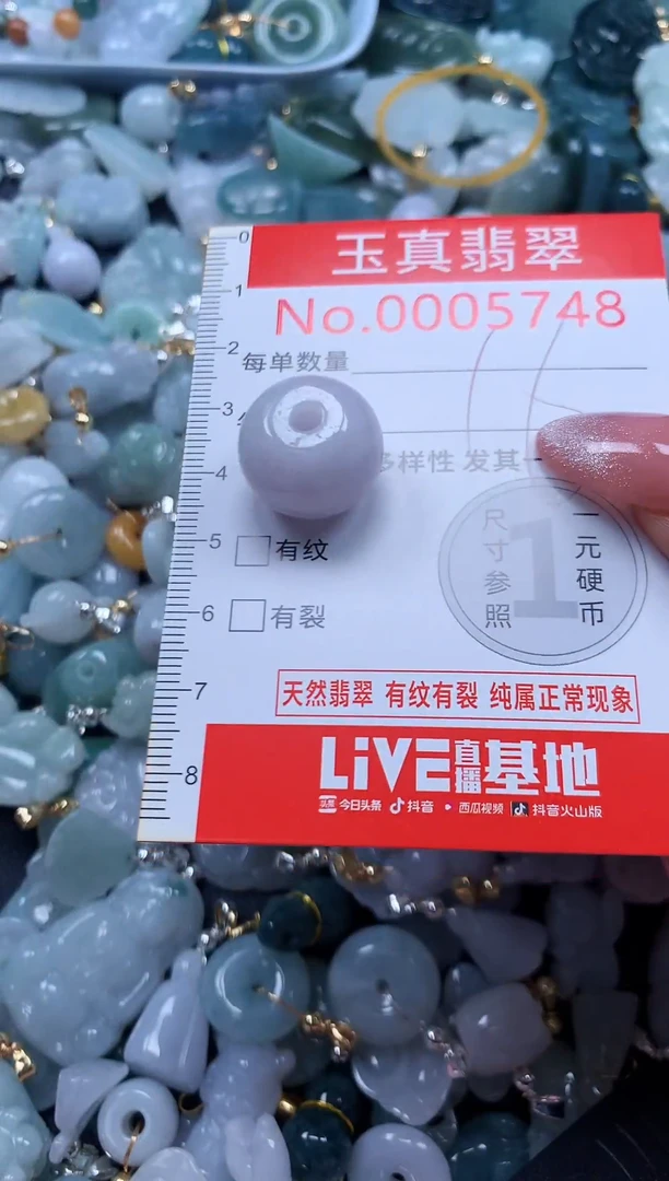 翡翠未镶嵌吊坠(不含链)5748
