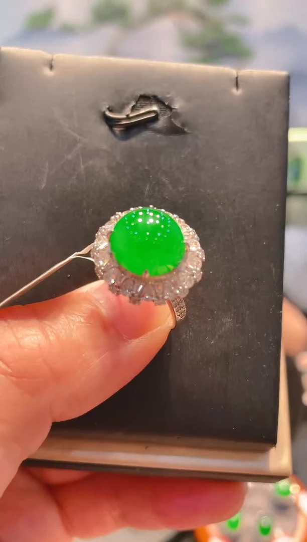 翡翠银S925镶嵌颈饰翡翠12