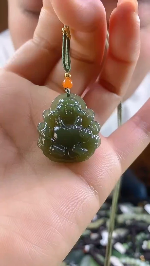 和田玉未镶嵌颈饰多样性发货，拍一发一