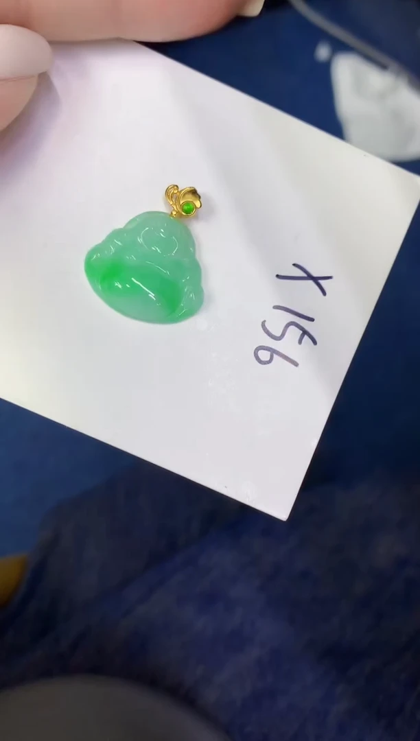 颈饰未镶嵌翡翠缅甸天然翡翠A货