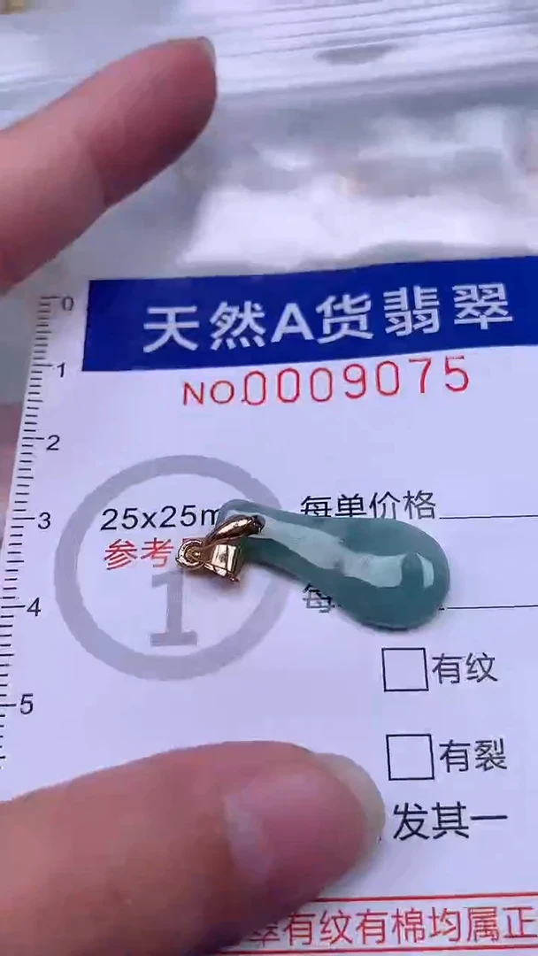 翡翠未镶嵌吊坠(不含链)1