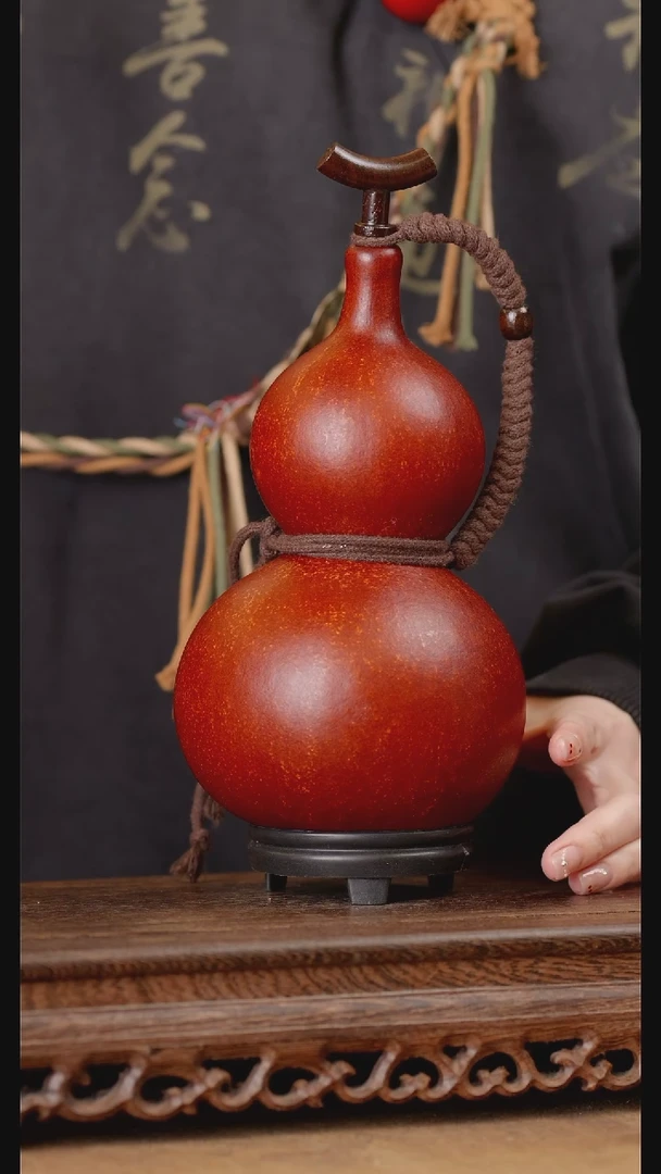 122号精品天然大漆酒葫芦一物一拍~