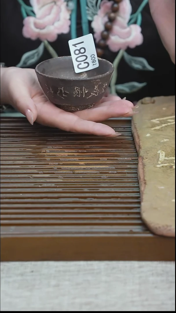 纯手工粗陶茶具每一只不一样