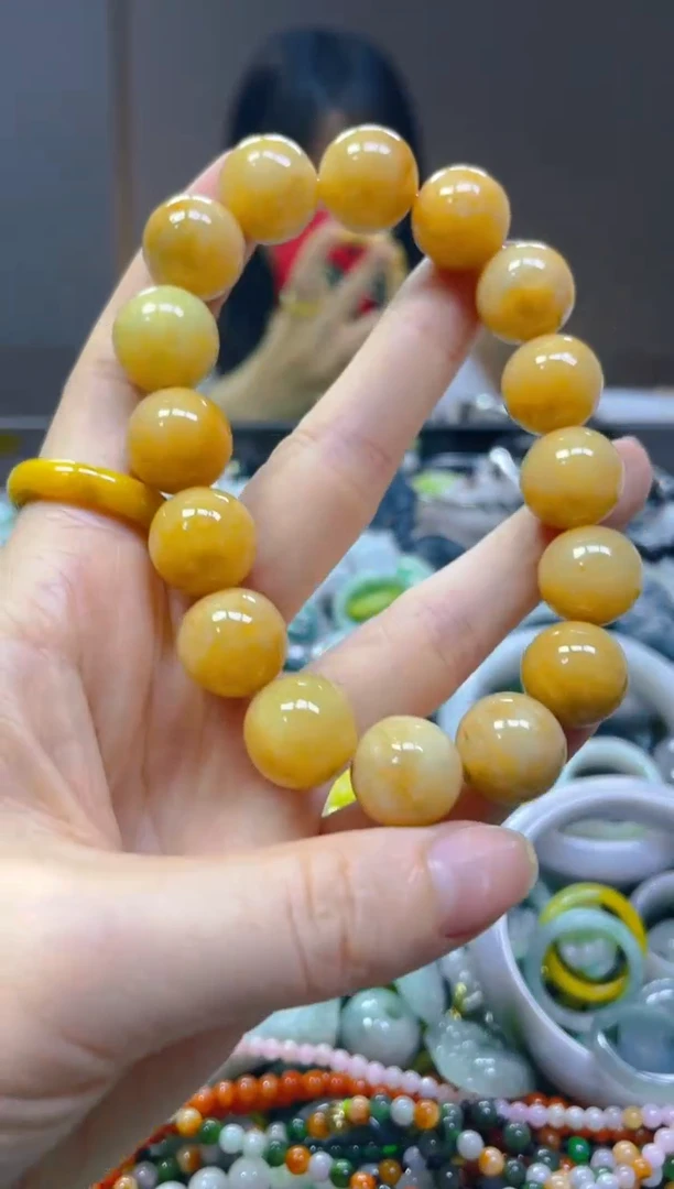 翡翠未镶嵌颈饰13MM/R/翡翠A货一图一物