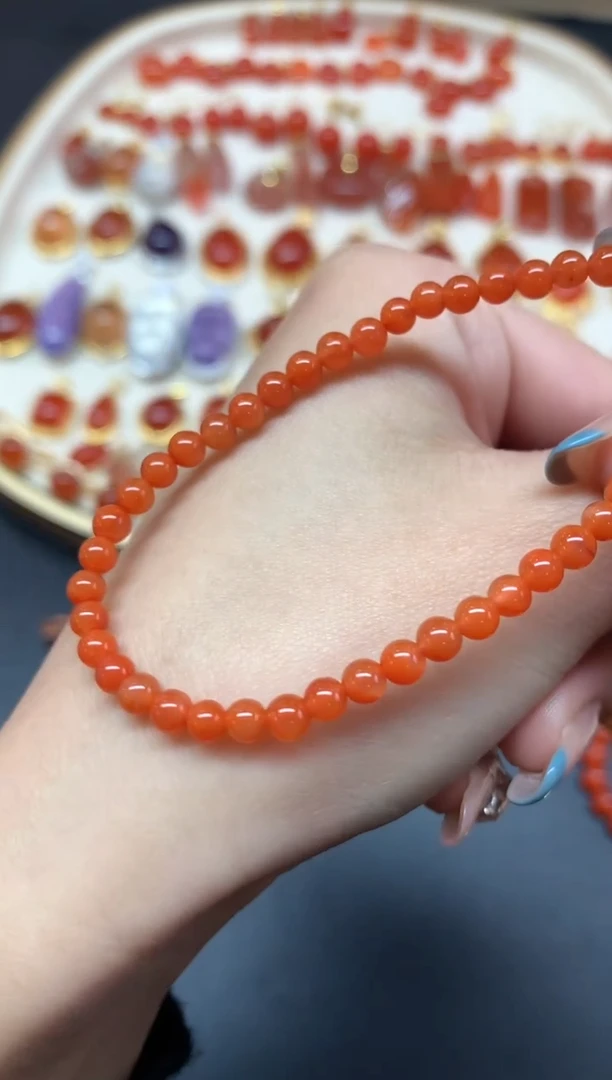 【闪购商品】南红玛瑙手串未镶嵌手串A3|168